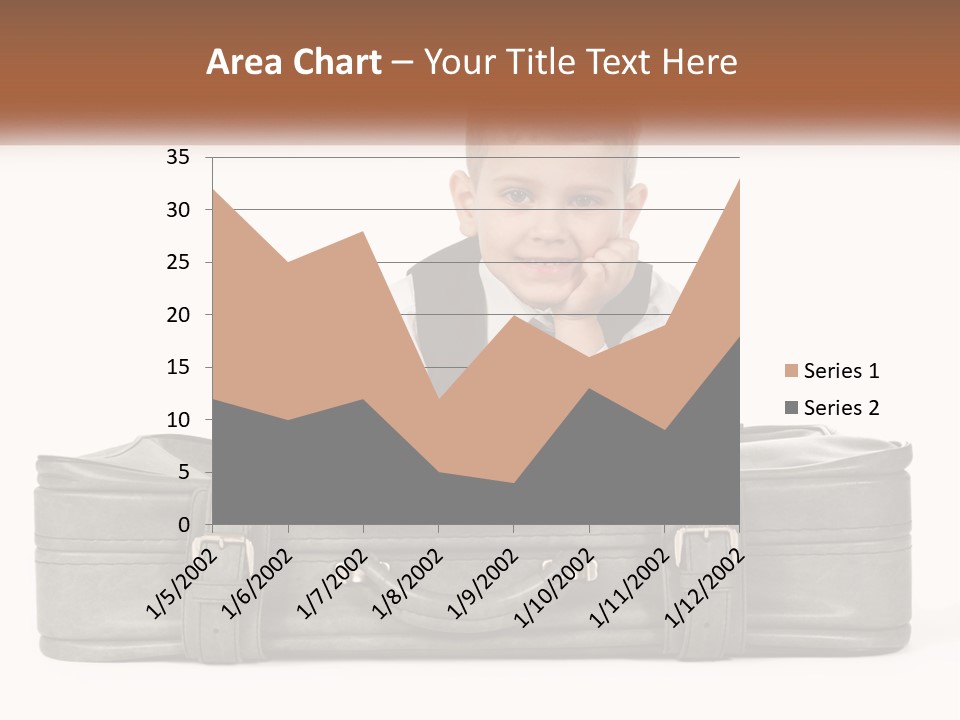 Tourism Head Luggage PowerPoint Template