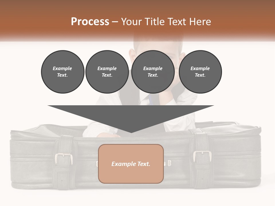Tourism Head Luggage PowerPoint Template
