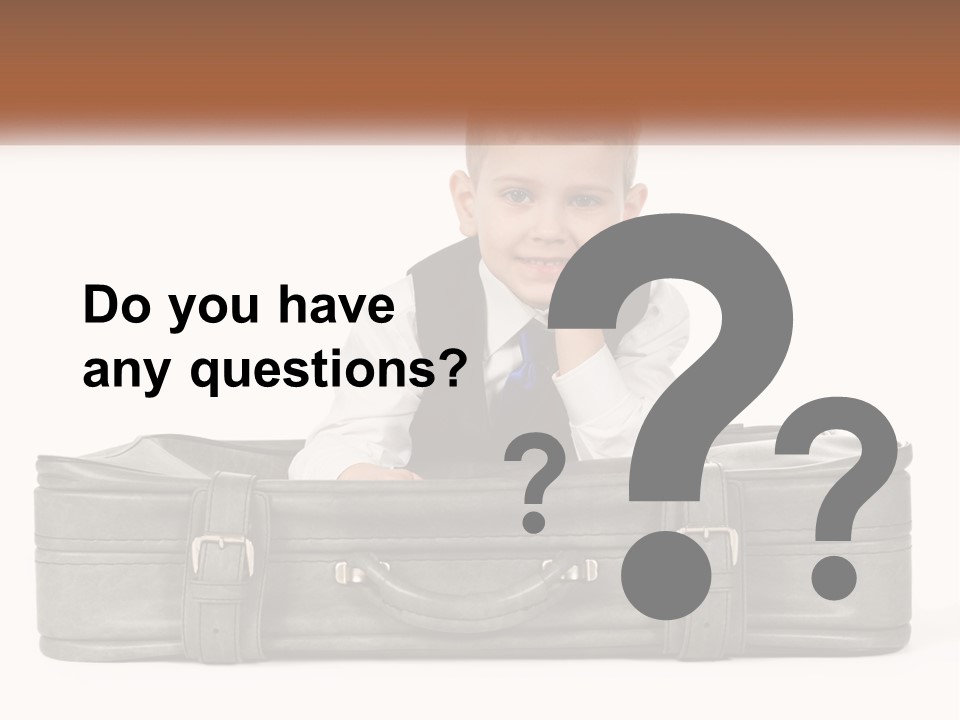 Tourism Head Luggage PowerPoint Template