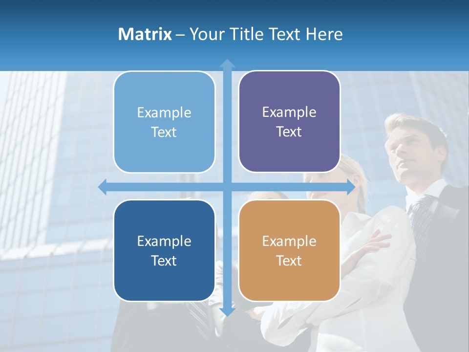 Collar Leadership Crossed PowerPoint Template