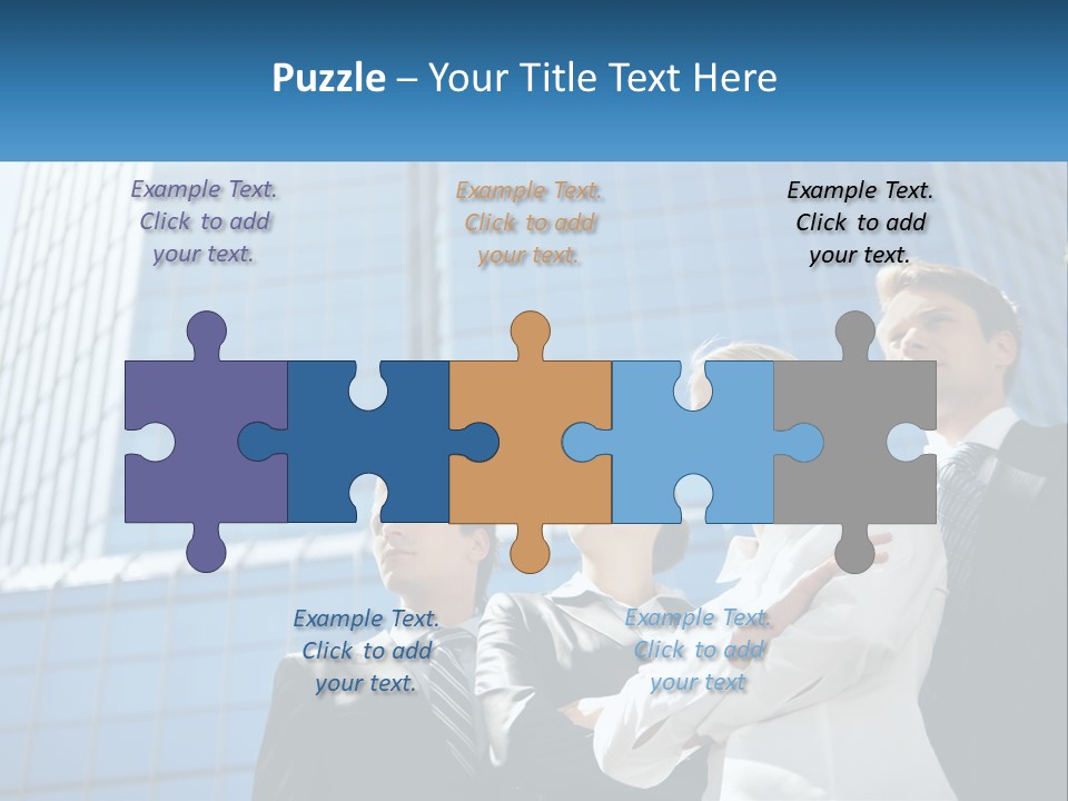 Collar Leadership Crossed PowerPoint Template