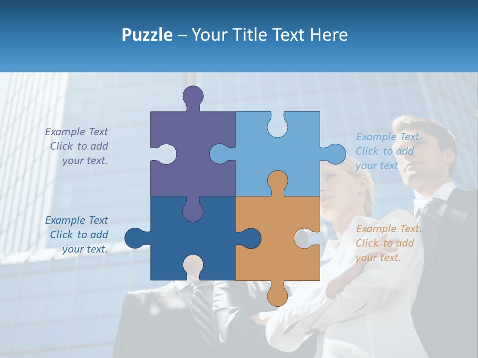 Collar Leadership Crossed PowerPoint Template