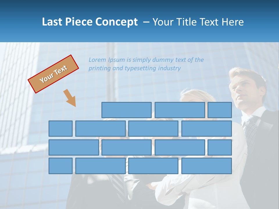 Collar Leadership Crossed PowerPoint Template