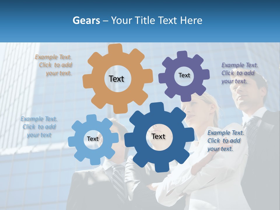 Collar Leadership Crossed PowerPoint Template