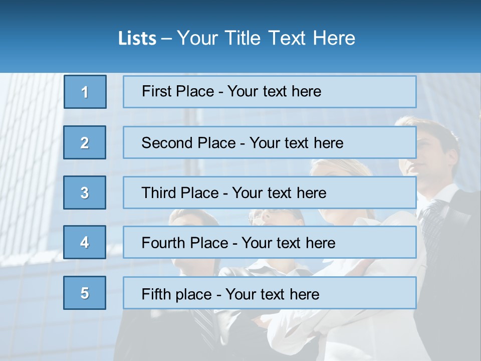 Collar Leadership Crossed PowerPoint Template