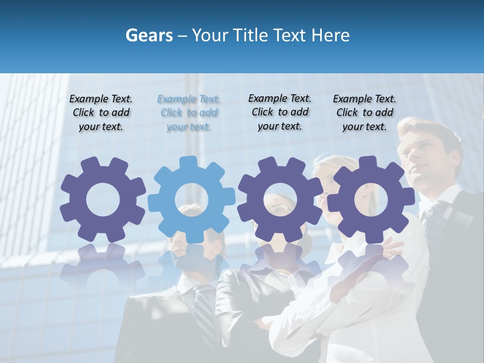 Collar Leadership Crossed PowerPoint Template