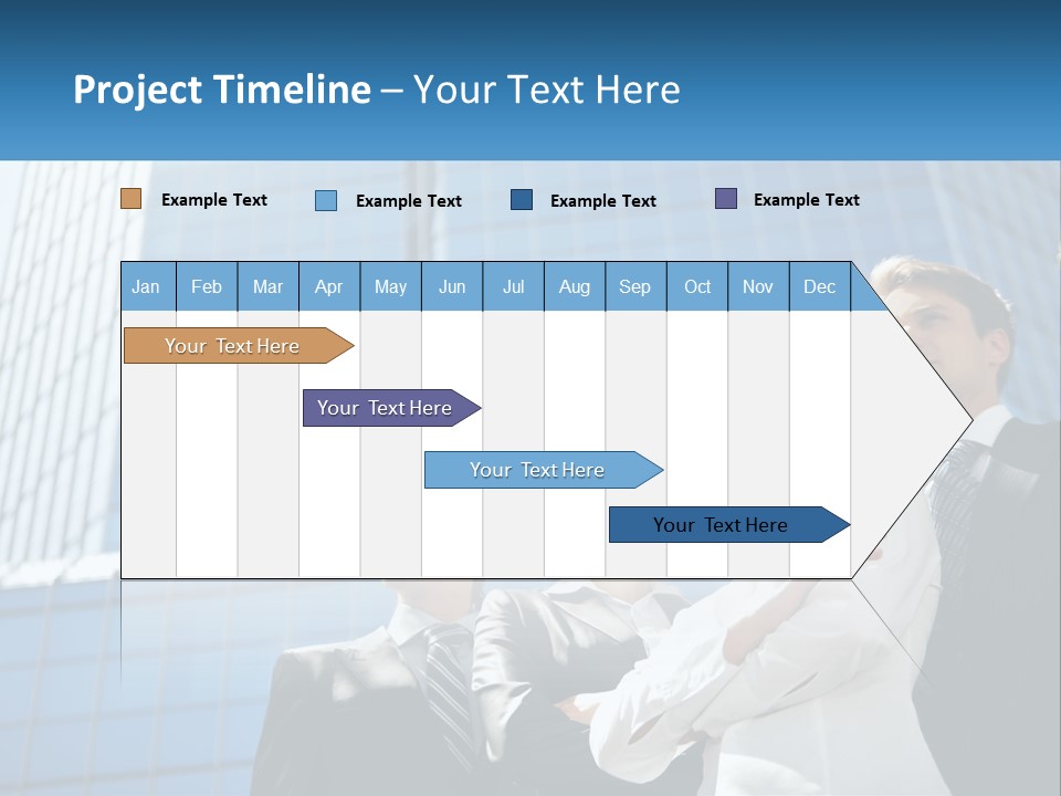 Collar Leadership Crossed PowerPoint Template