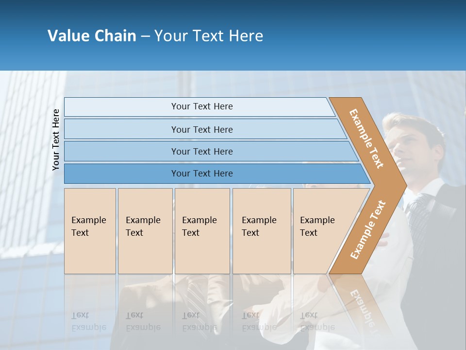 Collar Leadership Crossed PowerPoint Template