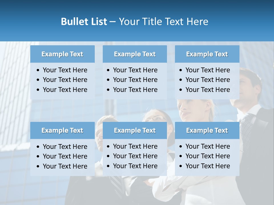 Collar Leadership Crossed PowerPoint Template