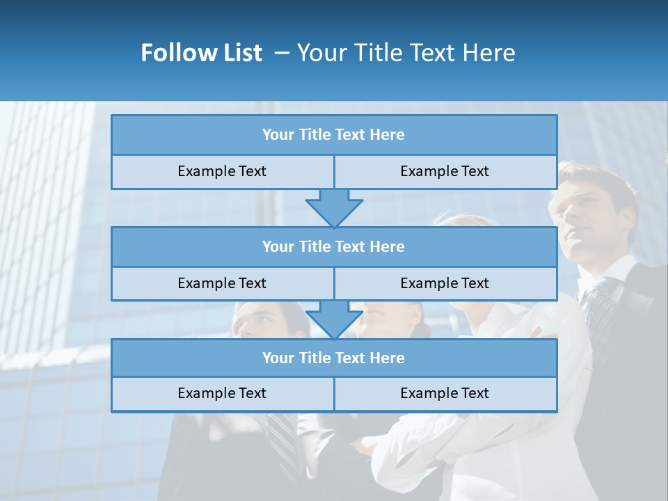 Collar Leadership Crossed PowerPoint Template