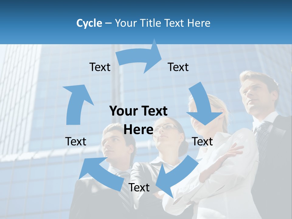 Collar Leadership Crossed PowerPoint Template