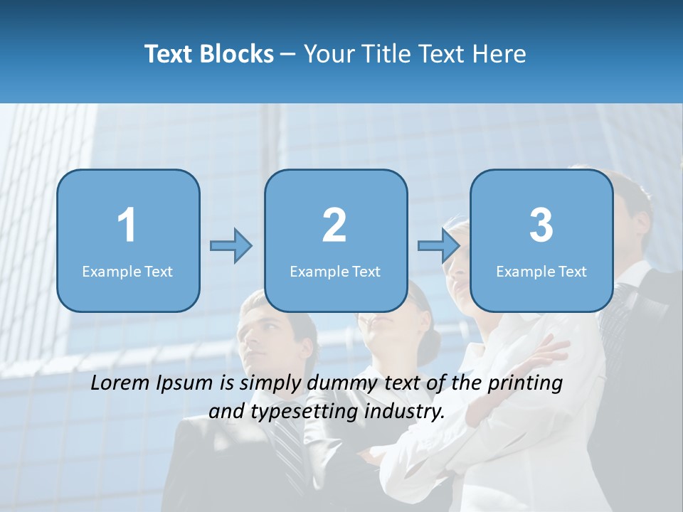 Collar Leadership Crossed PowerPoint Template