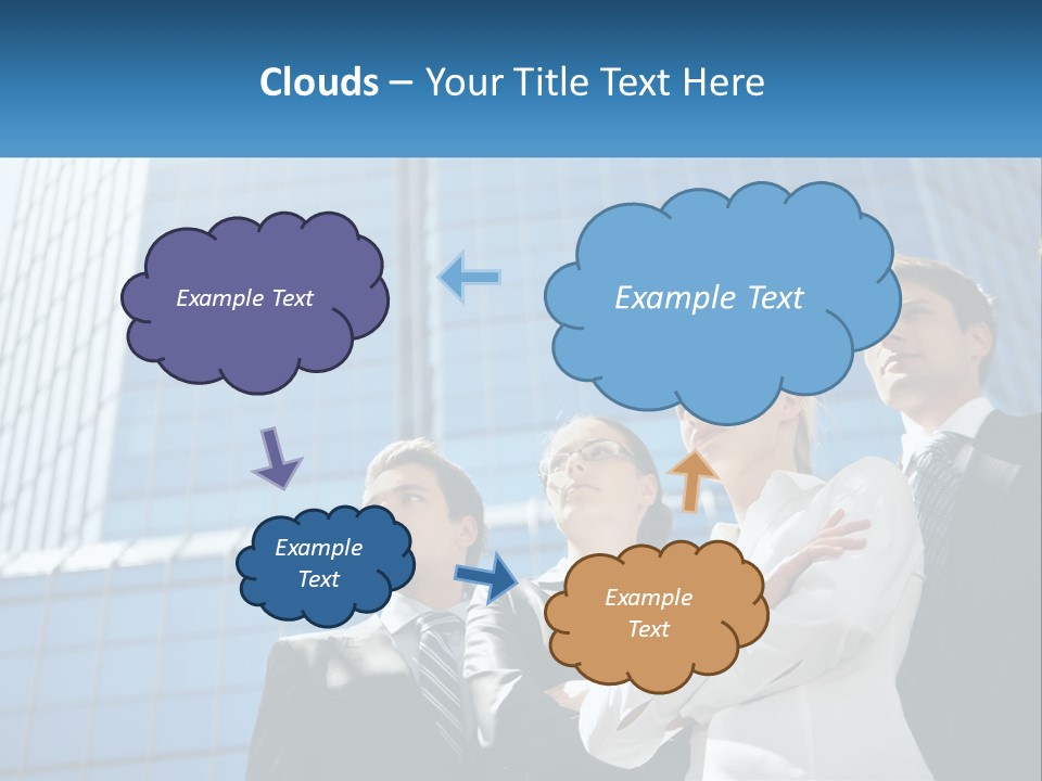 Collar Leadership Crossed PowerPoint Template