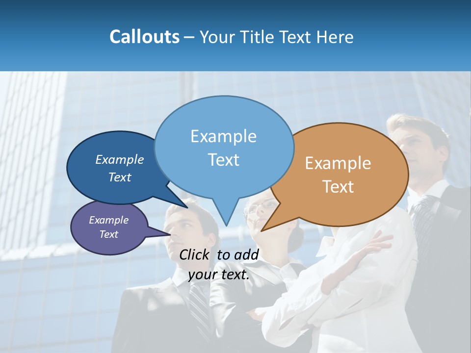 Collar Leadership Crossed PowerPoint Template