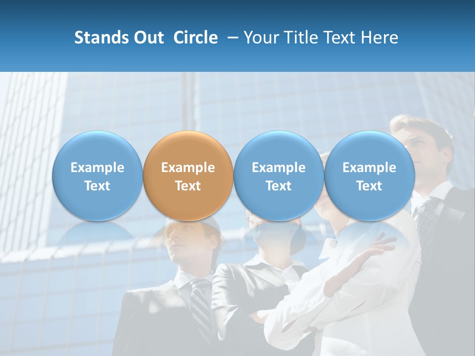 Collar Leadership Crossed PowerPoint Template