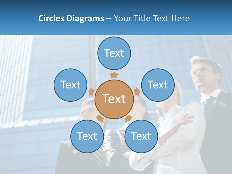 Collar Leadership Crossed PowerPoint Template