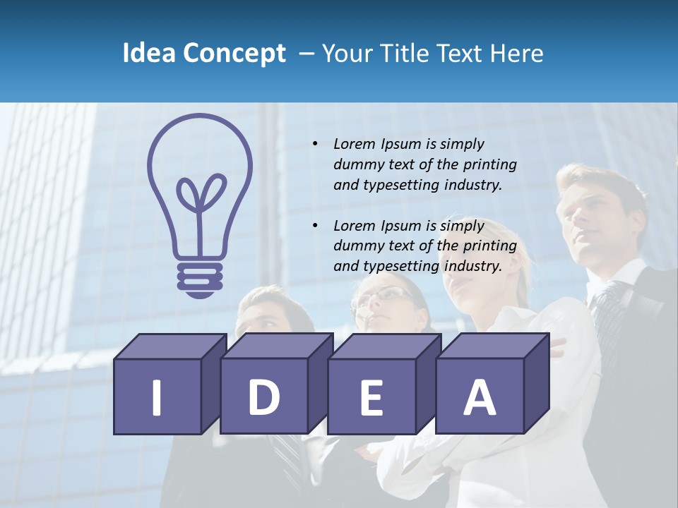 Collar Leadership Crossed PowerPoint Template