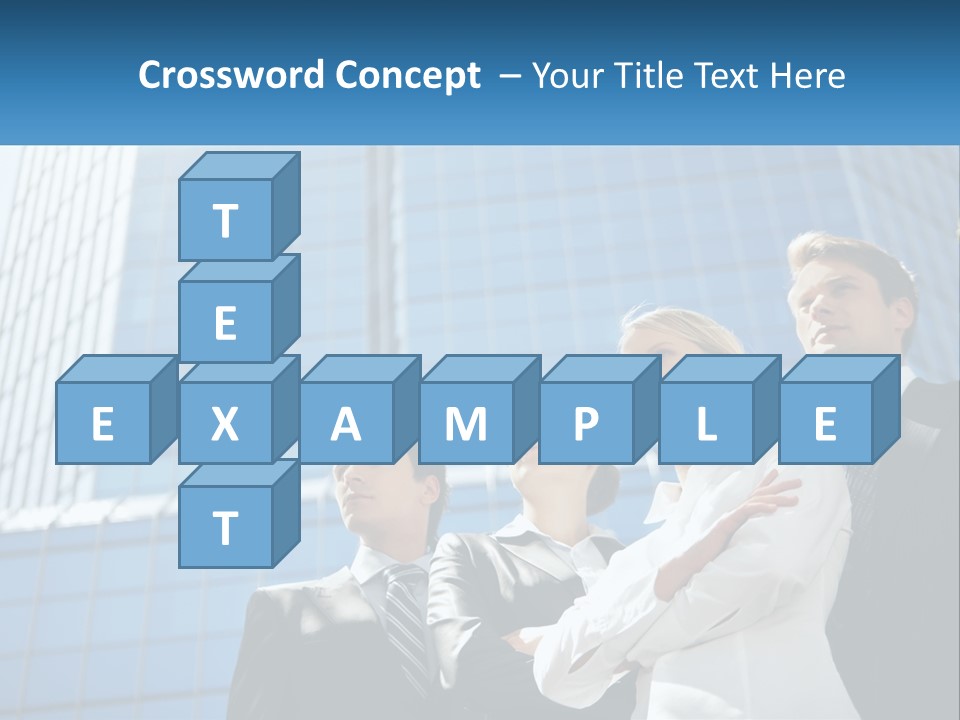 Collar Leadership Crossed PowerPoint Template