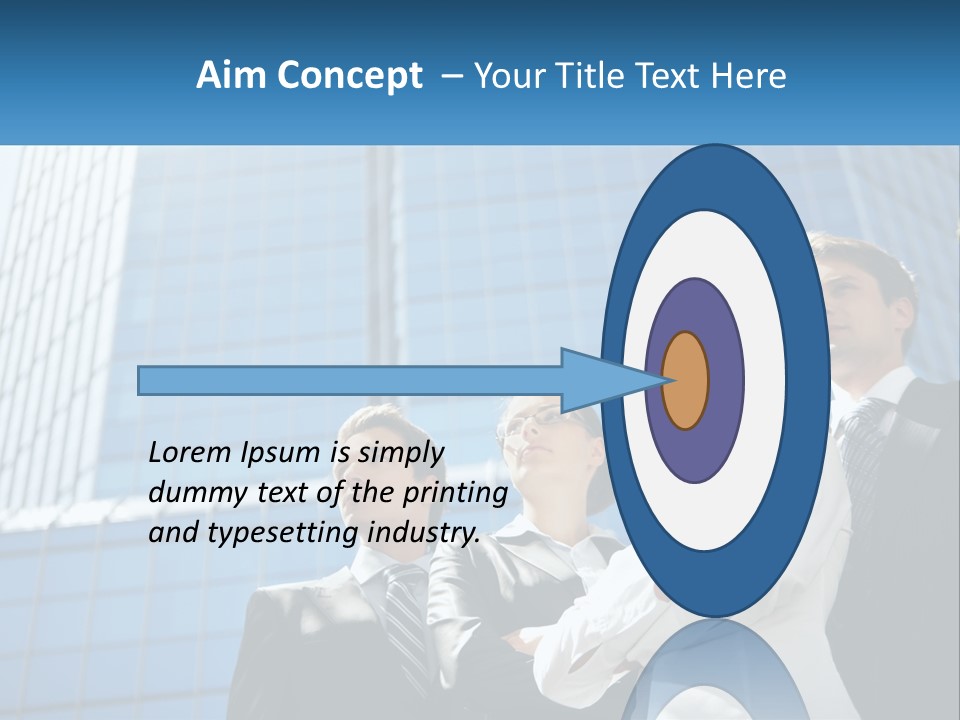 Collar Leadership Crossed PowerPoint Template