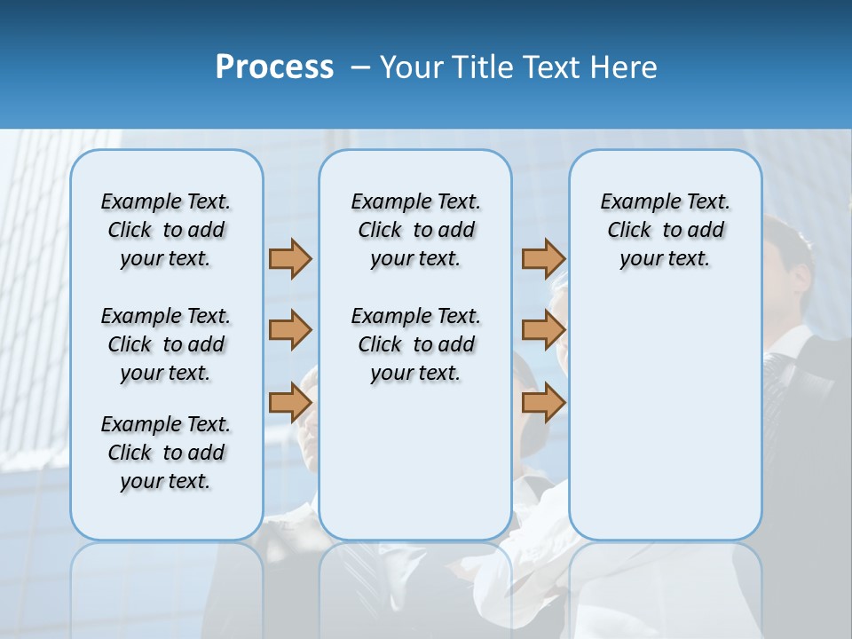 Collar Leadership Crossed PowerPoint Template