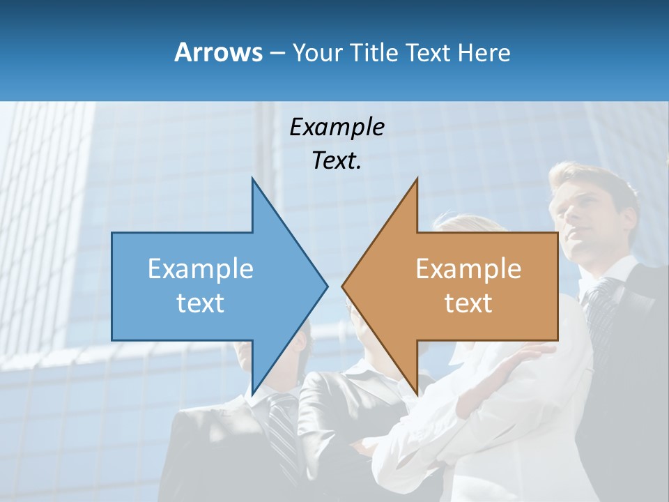 Collar Leadership Crossed PowerPoint Template