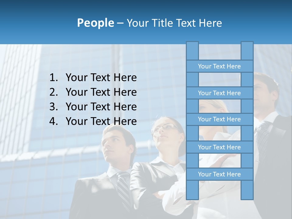 Collar Leadership Crossed PowerPoint Template