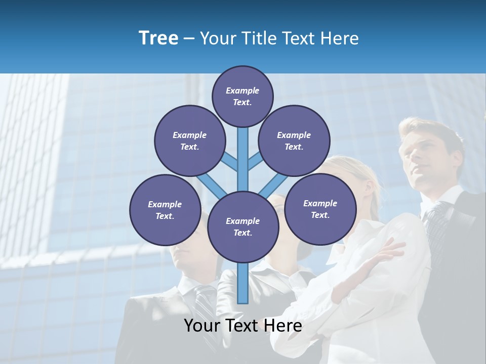 Collar Leadership Crossed PowerPoint Template