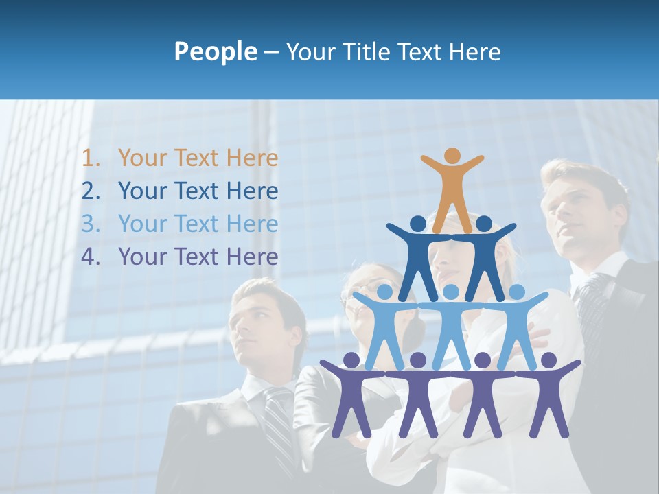 Collar Leadership Crossed PowerPoint Template