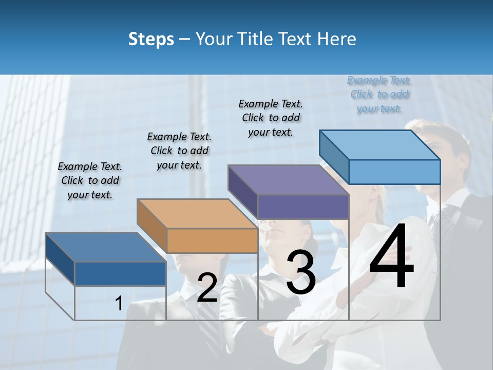 Collar Leadership Crossed PowerPoint Template