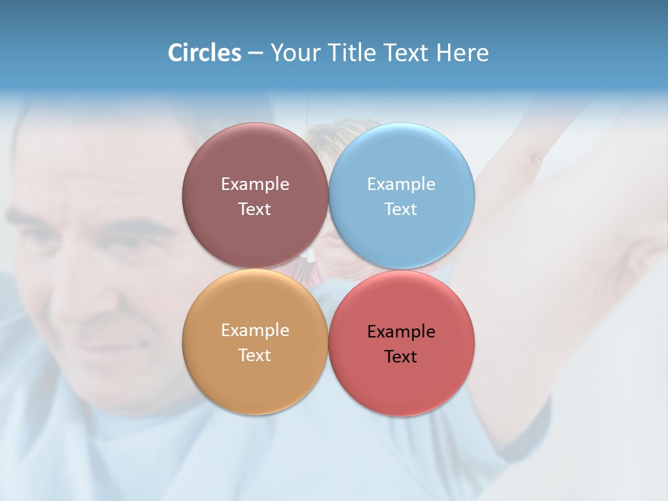 A Man And A Woman Are Looking At The Camera PowerPoint Template