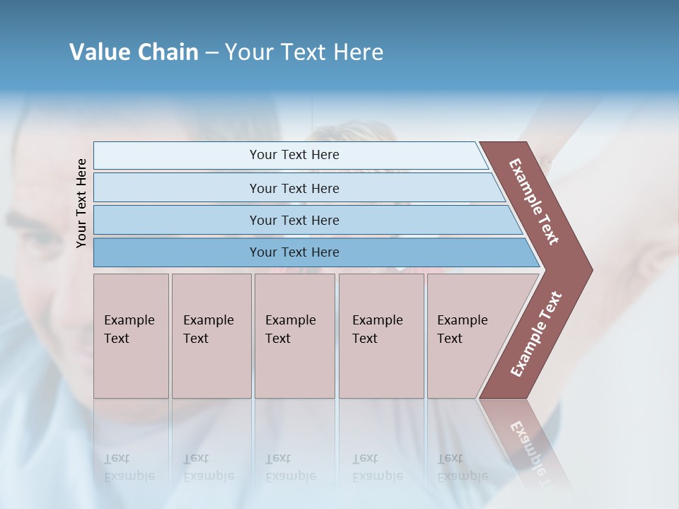 A Man And A Woman Are Looking At The Camera PowerPoint Template