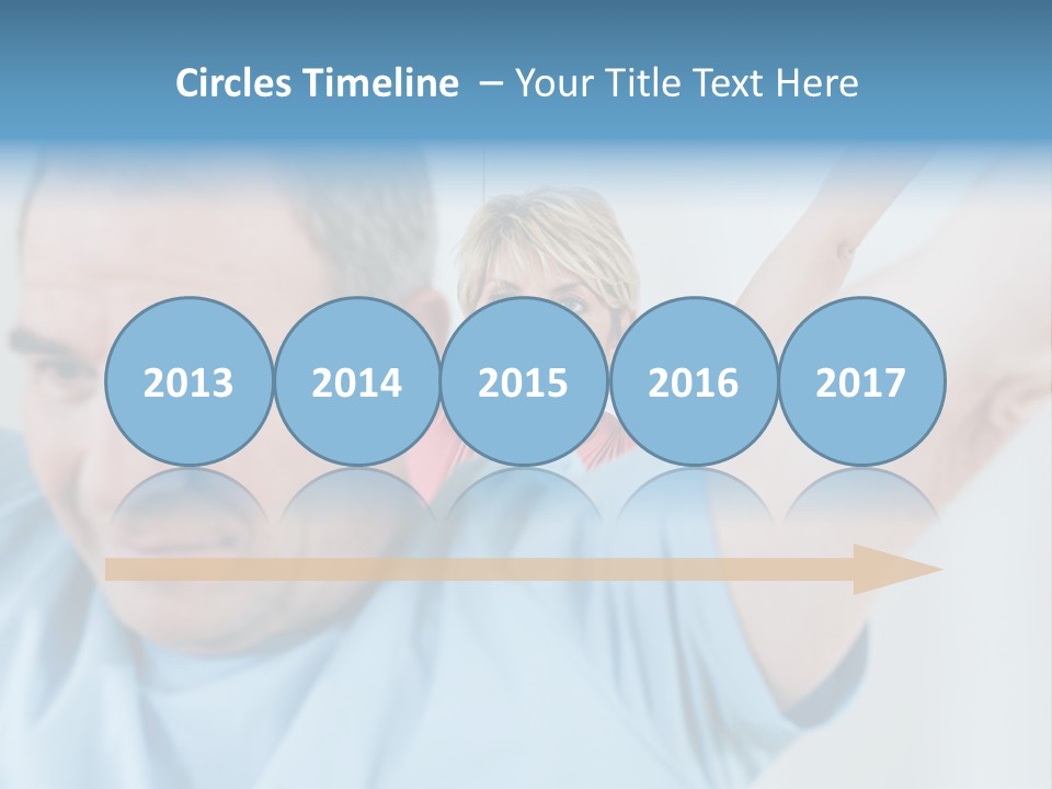 A Man And A Woman Are Looking At The Camera PowerPoint Template