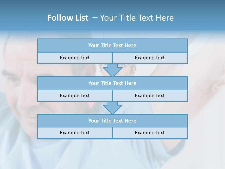 A Man And A Woman Are Looking At The Camera PowerPoint Template
