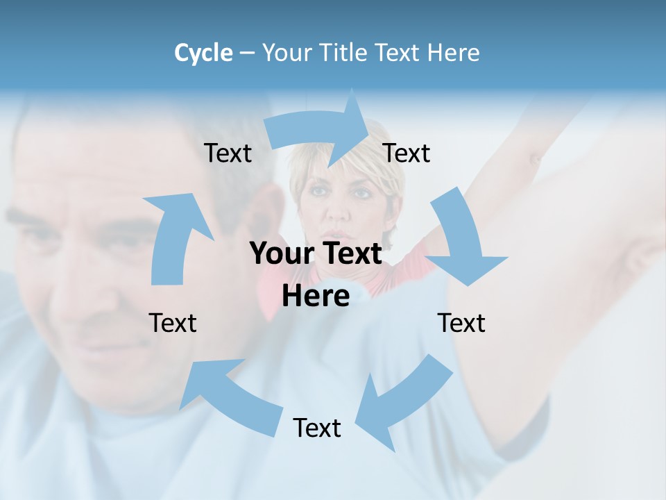 A Man And A Woman Are Looking At The Camera PowerPoint Template