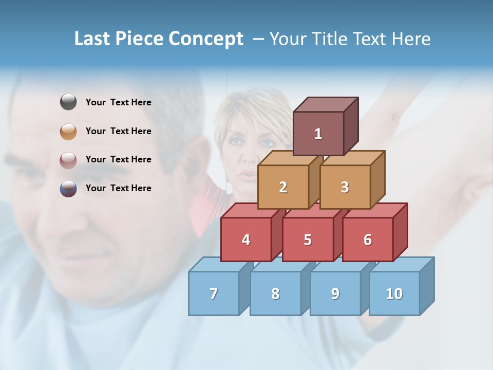 A Man And A Woman Are Looking At The Camera PowerPoint Template