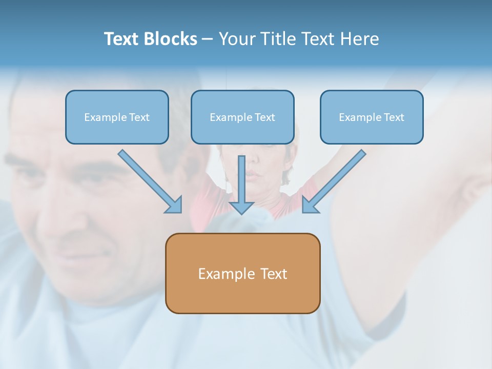 A Man And A Woman Are Looking At The Camera PowerPoint Template
