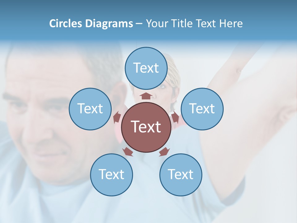 A Man And A Woman Are Looking At The Camera PowerPoint Template