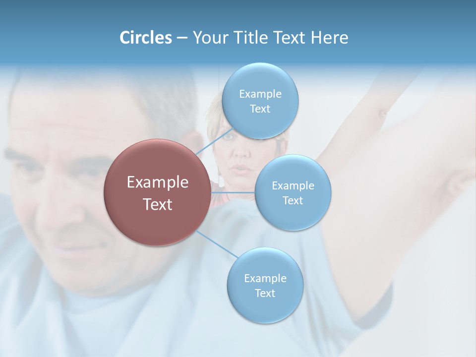 A Man And A Woman Are Looking At The Camera PowerPoint Template