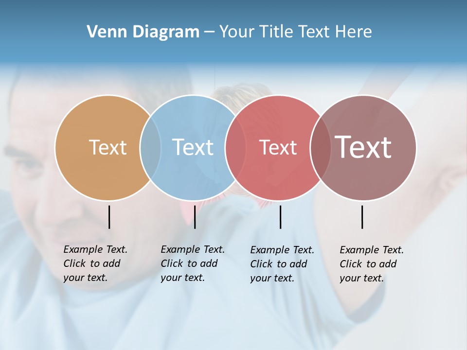 A Man And A Woman Are Looking At The Camera PowerPoint Template