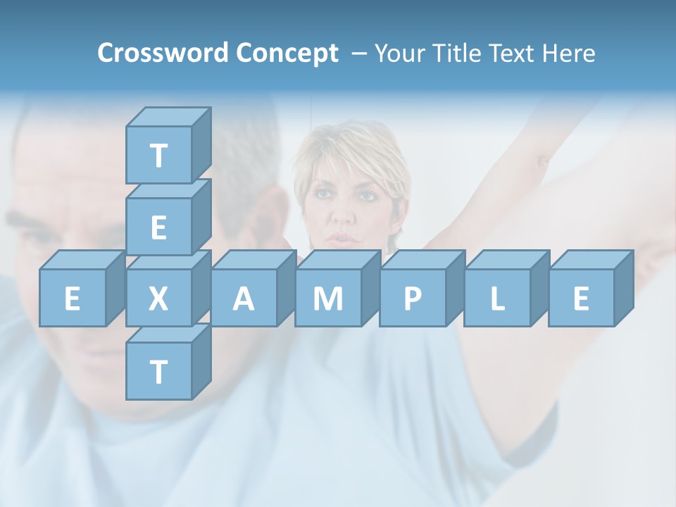 A Man And A Woman Are Looking At The Camera PowerPoint Template