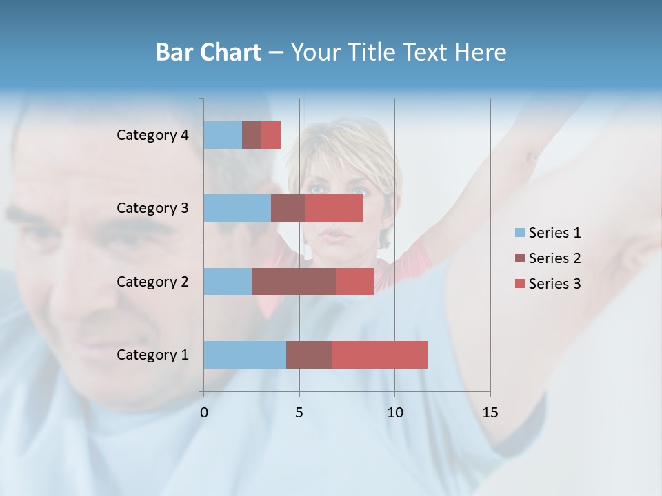 A Man And A Woman Are Looking At The Camera PowerPoint Template