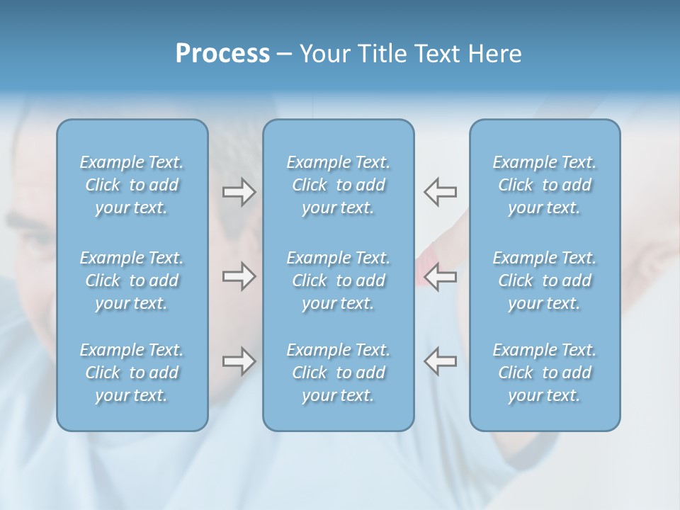 A Man And A Woman Are Looking At The Camera PowerPoint Template