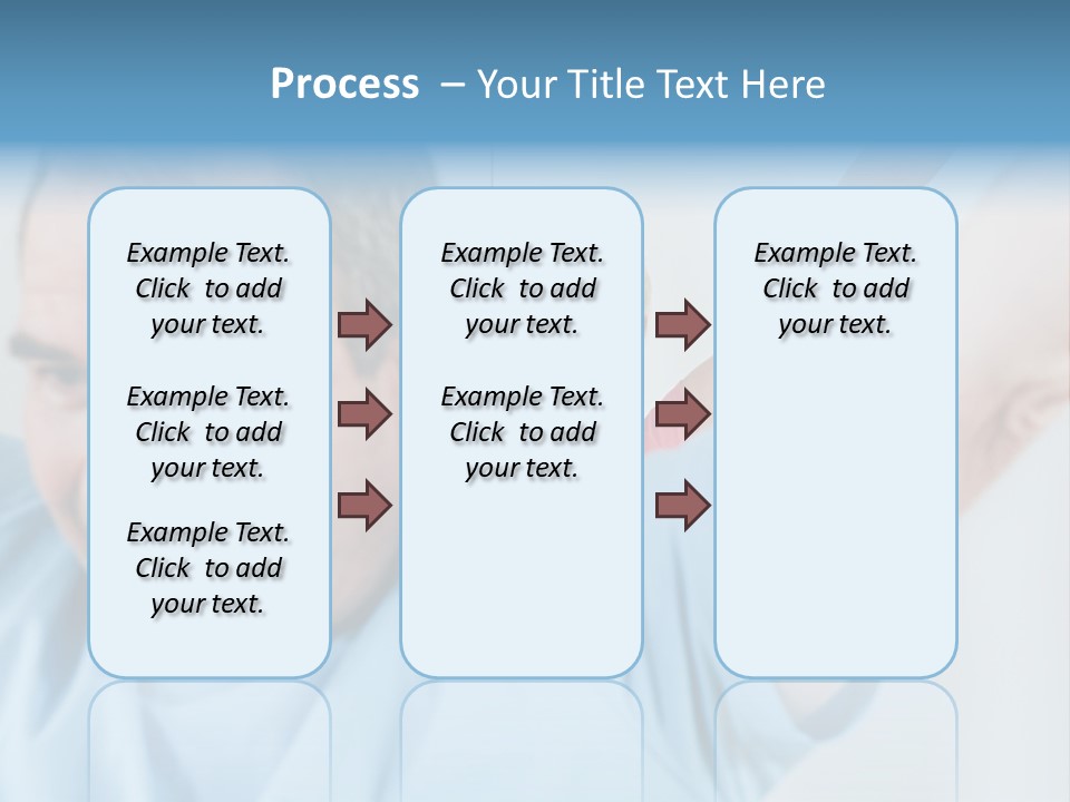 A Man And A Woman Are Looking At The Camera PowerPoint Template