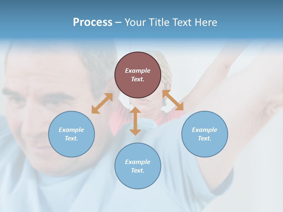 A Man And A Woman Are Looking At The Camera PowerPoint Template