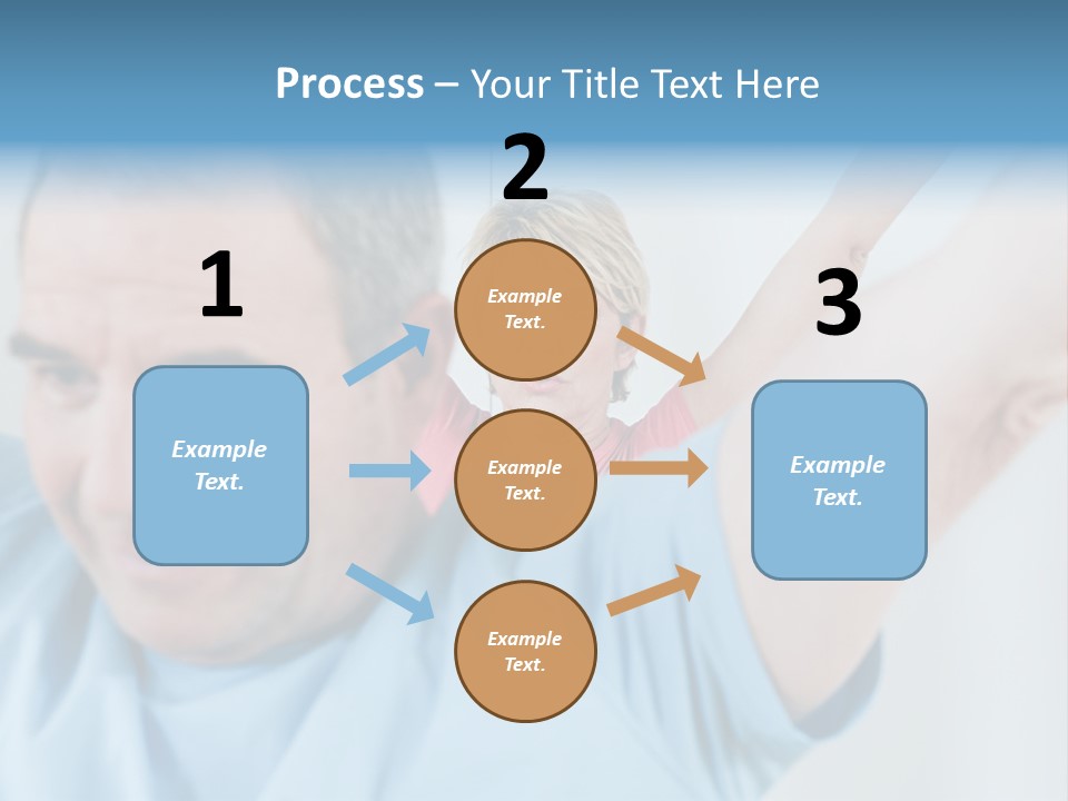 A Man And A Woman Are Looking At The Camera PowerPoint Template