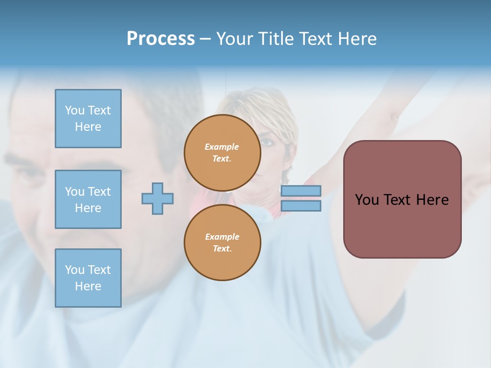 A Man And A Woman Are Looking At The Camera PowerPoint Template