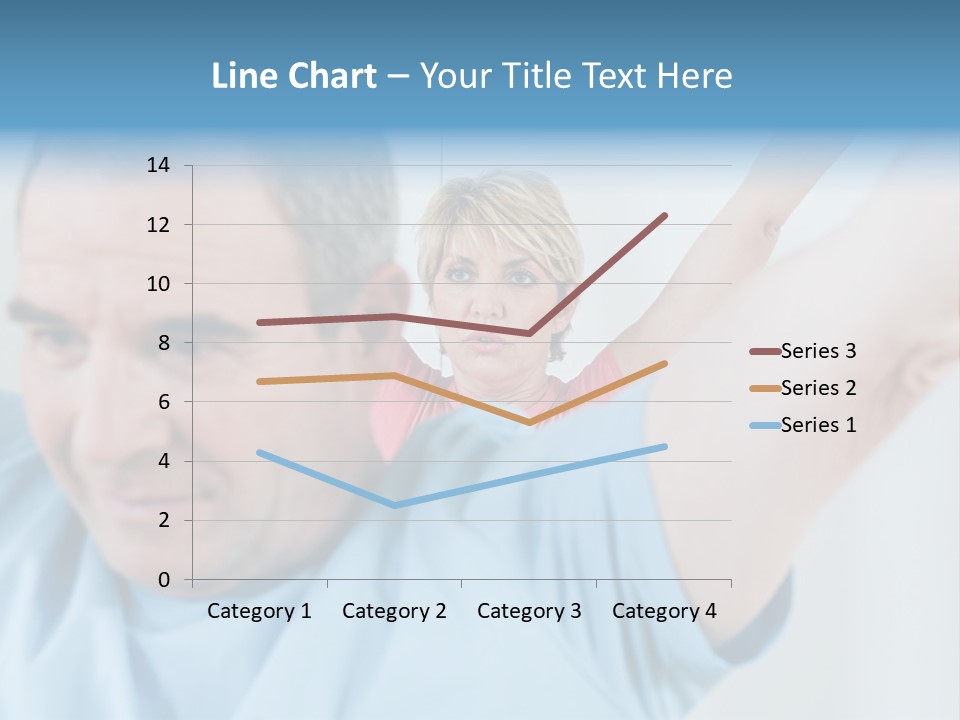 A Man And A Woman Are Looking At The Camera PowerPoint Template