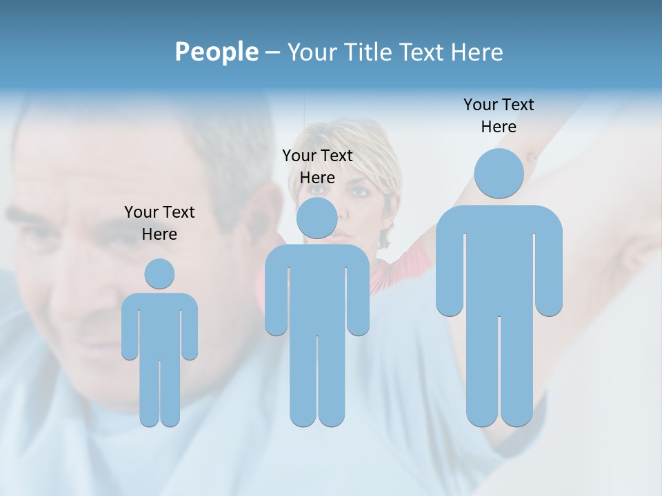 A Man And A Woman Are Looking At The Camera PowerPoint Template