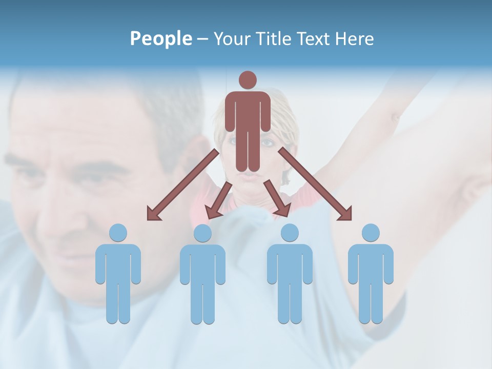 A Man And A Woman Are Looking At The Camera PowerPoint Template