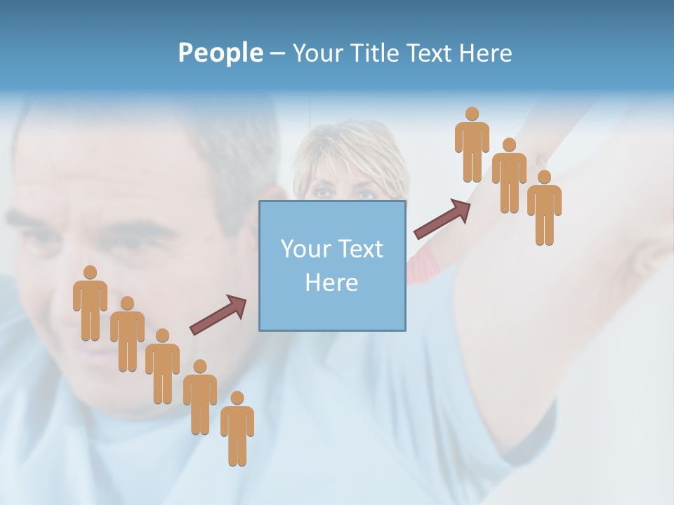 A Man And A Woman Are Looking At The Camera PowerPoint Template